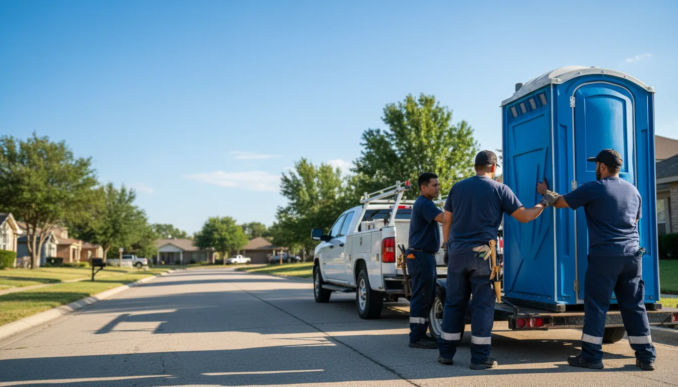 Portable Toilet Rental in Burkett, TX near me